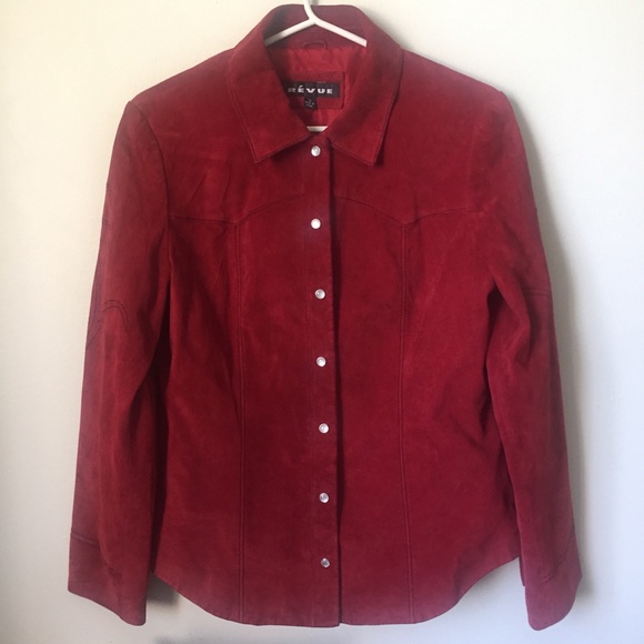 Western Style Suede Shacket - Picture 1 of 9